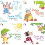 Tübitak Sağlılklı Yaşa Serisi 4 Kitap 5+ Yaş (Okulöncesi ve 1.sınıf)