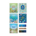 Tübitak Yayınları 1001 Hayvanı Bulun - Denizdeki 1001 Şeyi Bulun - Büyük Labirent Kitabım Set 5+ Yaş - 5 Kitap