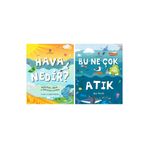 Tübitak Yayınları Bu Ne Çok Atık & Hava Nedir? Bulutlar, İklim ve Küresel Isınma 2 Kitap 10+ Yaş