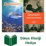 Tübitak Yayınları Erken Çocukluk Kitaplığı Köpekbalıkları + Geometri + Dünya Klasiği Hediye - Hayır