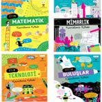 Tübitak Yayınları Stem Teknoloji +Buluşlar +Matematik + Mimarlık 4 Kitap Set | 10+ Yaş