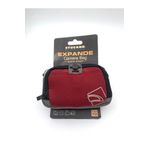 Tucano Expande Xs Kompakt Kamera Çantası Vlog Kamera Uygun 12 X 8 X 4 Cm Bordo