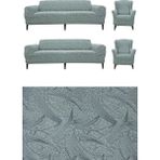 Tuchmall Koltuk Örtüsü Takımı Çekyat-Kanepe Kılıfı Takımı 3+3+1+1 Yıkanabilir Streçli Lastikli Esnek gri - 180 x 230 cm