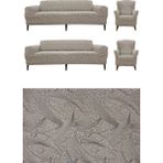 Tuchmall Koltuk Örtüsü Takımı Çekyat-Kanepe Kılıfı Takımı Jakarlı 3+3+1+1 Yıkanabilir Streçli Lastikli Esnek - 180 x 230 cm - Vizon