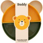 Tucklebery Buddy Mama Tabağı - 5 Parça Bej-Yeşil-Sarı 1 Adet