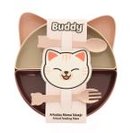Tucklebery Buddy Mama Tabağı - 7 Parça Pembe-Mor-Beyaz