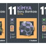 Tudem 11. Sınıf Fizik Kimya Biyoloji Soru Bankası Seti 3 Kitap 2023