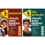 Tudem 2025 5. Sınıf Matematik + Fen Bilimleri Dinamik Soru Bankası Seti 2 Kitap Yeni Müfredat