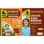 Tudem 2026 6. Sınıf Matematik Stüdyo + Dinamik Soru Bankası Seti 2 Kitap Yeni Müfredat
