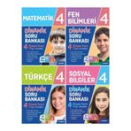 Tudem 4. Sınıf Matematik + Türkçe + Sosyal Bilgiler + Fen Dinamik Soru Seti 4 Kitap 2023