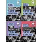 Tudem 8. Sınıf Matematik + Türkçe + Fen + İnkılap Beceri Temelli Soru Seti 4 Kitap 2023