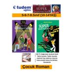 Tudem Süper Gazeteciler 3-4 Çocuk Roman Seti(5-6-7-8.SINIF)(AYTÜL AKAL)(10-14 YAŞ)