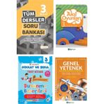 Tudem Yayınları 3. Sınıf Tüm Dersler Soru Bankası Bilsem Dikkat ve Zeka Seti