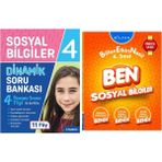 Tudem Yayınları 4. Sınıf Bilfen Ben Sosyal Bilgiler ve Tudem Yayınları Dinamik Sosyal Bilgiler Soru Bankası Seti-Set4