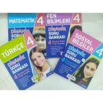Tudem Yayınları 4. Sınıf Dinamik Fen Bilimleri+Sosyal+Türkçe+Matematik Soru Bankası