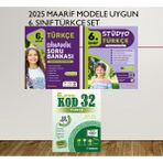 Tudem Yayınları 6.sınıf Türkçe Soru Bankası - 6. Sınıf Türkçe Stüdyo - 6. Sınıf Türkçe Kod 32