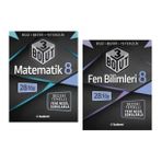 TUDEM YAYINLARI 8.SINIF LGS 3 BOYUT MATEMATİK - FEN BİLİMLERİ BECERİ TEMELLİ SORU BANKASI