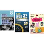Tudem Yayınları Lgs Matematik Beceri Temelli Soru Bankası - Matematik Kod 32 Haftalık Denemeler - Hediye - Soru Bankası + Deneme
