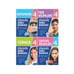 Tudem Yayınları Tudem 4. Sınıf Matematik + Türkçe + Sosyal Bilgiler + Fen Dinamik Soru Seti 4 Kitap 2023