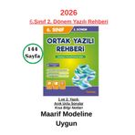 Tudem Yayınları Turuncu 6. Sınıf Yazılı Notları 2. Dönem 1. ve 2. Yazılı