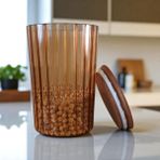 Tudik Collection Plastik Silindir Saklama Kabı - 1 Adet