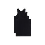 Tudors 2 Adet Compact Penye Siyah Erkek Atlet Pamuklu Standart Fit Normal Kesim 2'li Paket - XL