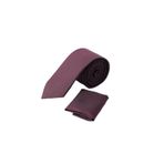 Tudors Düz Cep Mendilli Erkek Kravat,Bordo Tek Ebat 2007003951252