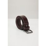 Tudors Erkek %100 Hakiki Deri 4 Cm Spor Kahverengi Kemer