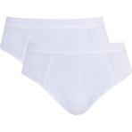 Tudors Erkek 2'Li Paket Likralı Bambu Slip Külot,Beyaz Xl