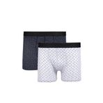 Tudors Erkek 2'Li Pamuk Likralı Esnek Kumaş Boxer,Multi 2Xl 2007004060694