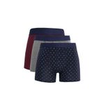 Tudors Erkek 3'Lü Pamuk Likralı Esnek Kumaş Boxer,Multi M 2007004315183