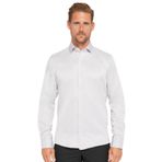 Tudors Erkek Modern Slim Fit Düz Saten Pamuklu Gri Gömlek - 2XL