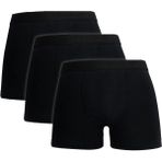 Tudors Erkek Premium Seri Esnek Kumaş Düz Desenli Siyah Boxer 3'lü Paket İçeriği XL Beden