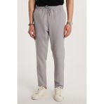 Tudors Erkek Regular Fit Beli Lastikli Bağcıklı Jogger Gri Pantolon Rahat Kesim Yan Cepli - 31