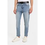 Tudors Erkek Regular Fit Bol Kesim Denim Yıkamalı Efektli Esnek Açık Mavi Jean Kot Pantolon - Çok Renkli - 31