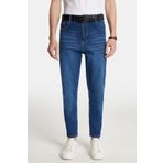 Tudors Erkek Regular Fit Bol Kesim Denim Yıkamalı Efektli Esnek Mavi Jean Kot Pantolon