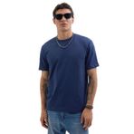 Tudors Erkek Regular Fit Klasik Kesim %100 Pamuk Bisiklet Yaka Lacivert Tişört - 2XL