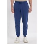 Tudors Erkek Regular Fit Klasik Kesim Beli Bağcıklı Jogger Cepli Lastikli Paça Indigo Eşofman Altı - XL - İndigo