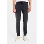 Tudors Erkek Regular Fit Normal Kesim Denim Yıkamalı Düz Paça Gri Jean Kot Pantolon - 33