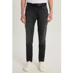 Tudors Erkek Regular Fit Normal Kesim Denim Yıkamalı Düz Paça Siyah Jean Kot Pantolon