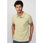 Tudors Erkek Slim Fit Dar Kesim %100 Pamuk Düz Pike Yeşil Polo Yaka T-Shirt - 2XL