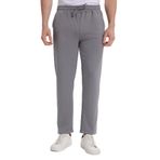Tudors Erkek Slim Fit Dar Kesim Beli Bağcıklı 3 Cepli Geniş Paça Açık Füme Eşofman Altı - XL