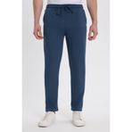 Tudors Erkek Slim Fit Dar Kesim Beli Bağcıklı 3 Cepli Geniş Paça Koyu Petrol Eşofman Altı