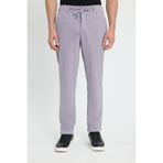 Tudors Erkek Slim Fit Dar Kesim Beli Lastikli Bağcık Detaylı Gri Pantolon