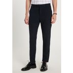Tudors Erkek Slim Fit Dar Kesim Chino Yandan Cepli Pamuklu Lacivert Pantolon