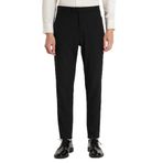Tudors Erkek Slim Fit Dar Kesim Chino Yandan Cepli Pamuklu Siyah Pantolon - 30