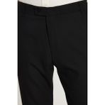 Tudors Erkek Slim Fit Dar Kesim Chino Yandan Cepli Pamuklu Siyah Pantolon - 33