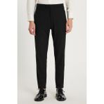 Tudors Erkek Slim Fit Dar Kesim Chino Yandan Cepli Pamuklu Siyah Pantolon - 34