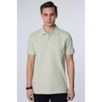 Tudors Erkek Slim Fit Dar Kesim Pamuk Düz Pike Gri Polo Yaka Tişört - XL