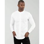 Tudors Erkek Slim Fit Dar Kesim Pamuklu Kolay Ütü Beyaz Hakim Yaka Gömlek - 2XL